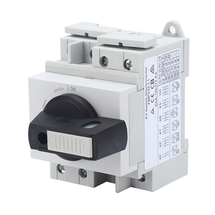 Switch Isolator DC Padlockable le Din Rail